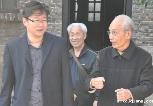 付强书记与老干部交流参观体会