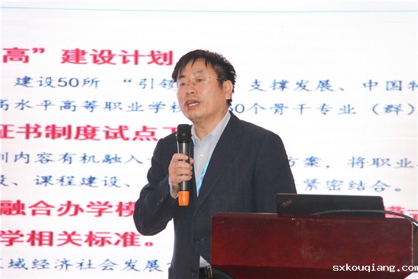 8同方知网薛德军谈职业院校高水平专业与课程建设方案.JPG
